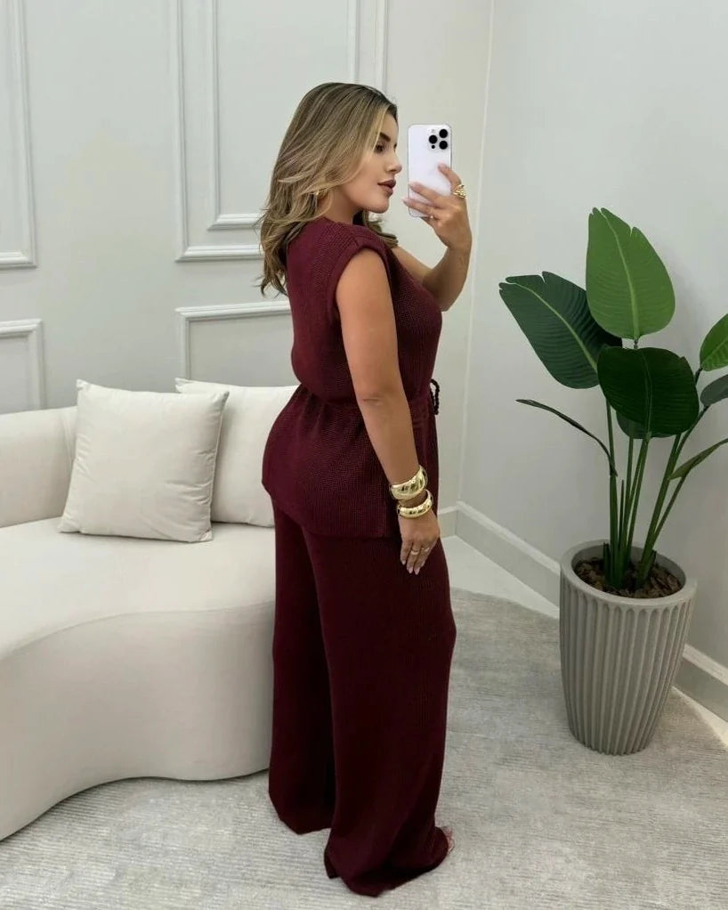 Conjunto Paty Calça Reta — Vivanne Boutique