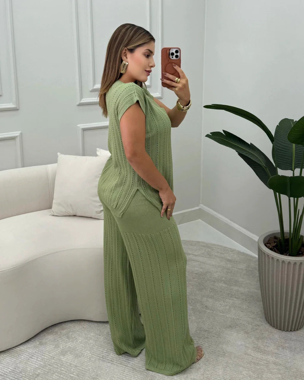 Conjunto Linda Calça em Preto — Vivanne Boutique