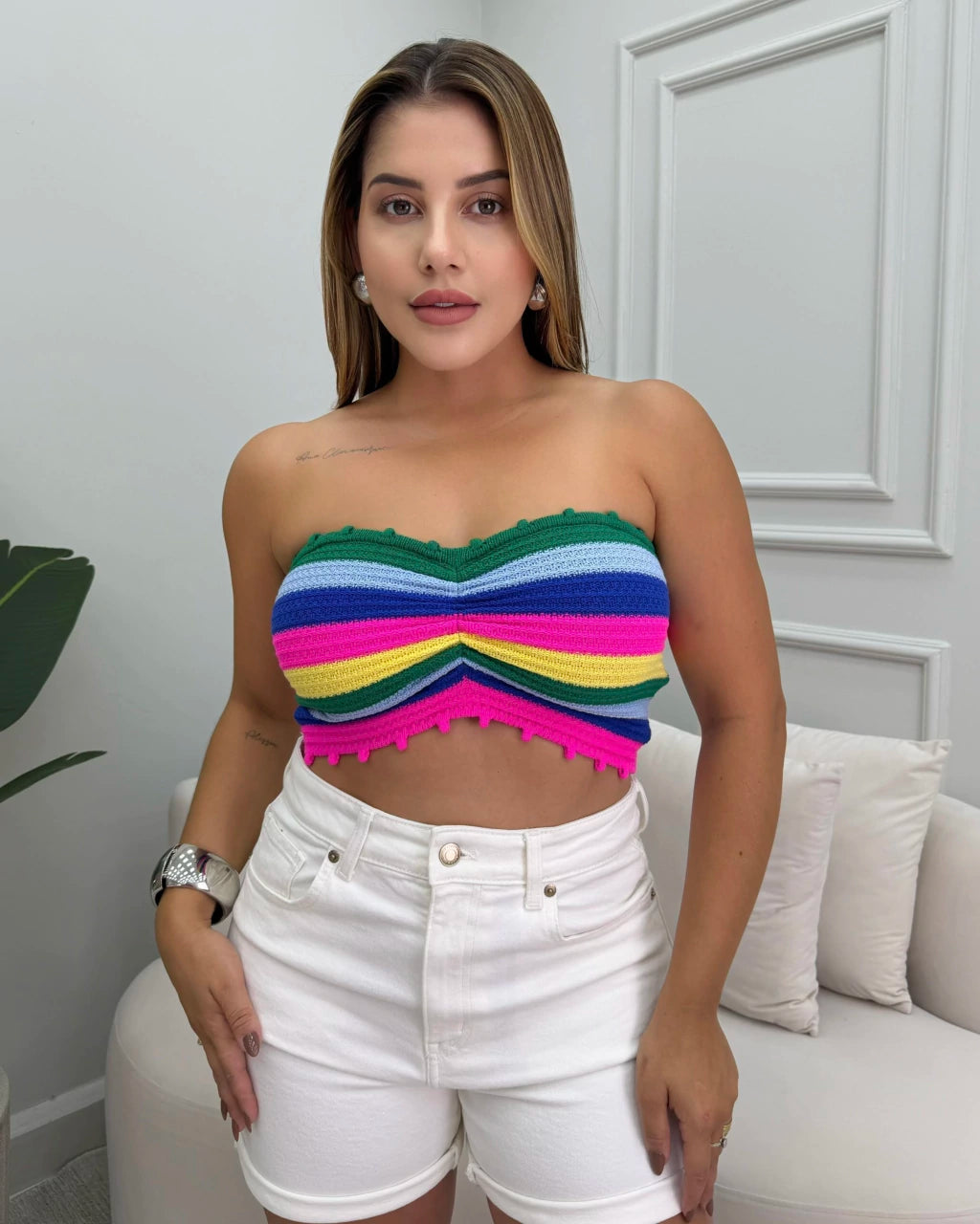 Cropped Virgínia Justo e Leve — Vivanne Boutique