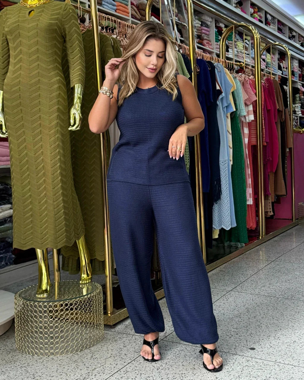 Conjunto Aladin Pantalona Fluida — Vivanne Boutique