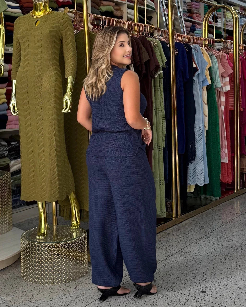 Conjunto Aladin Pantalona Fluida — Vivanne Boutique