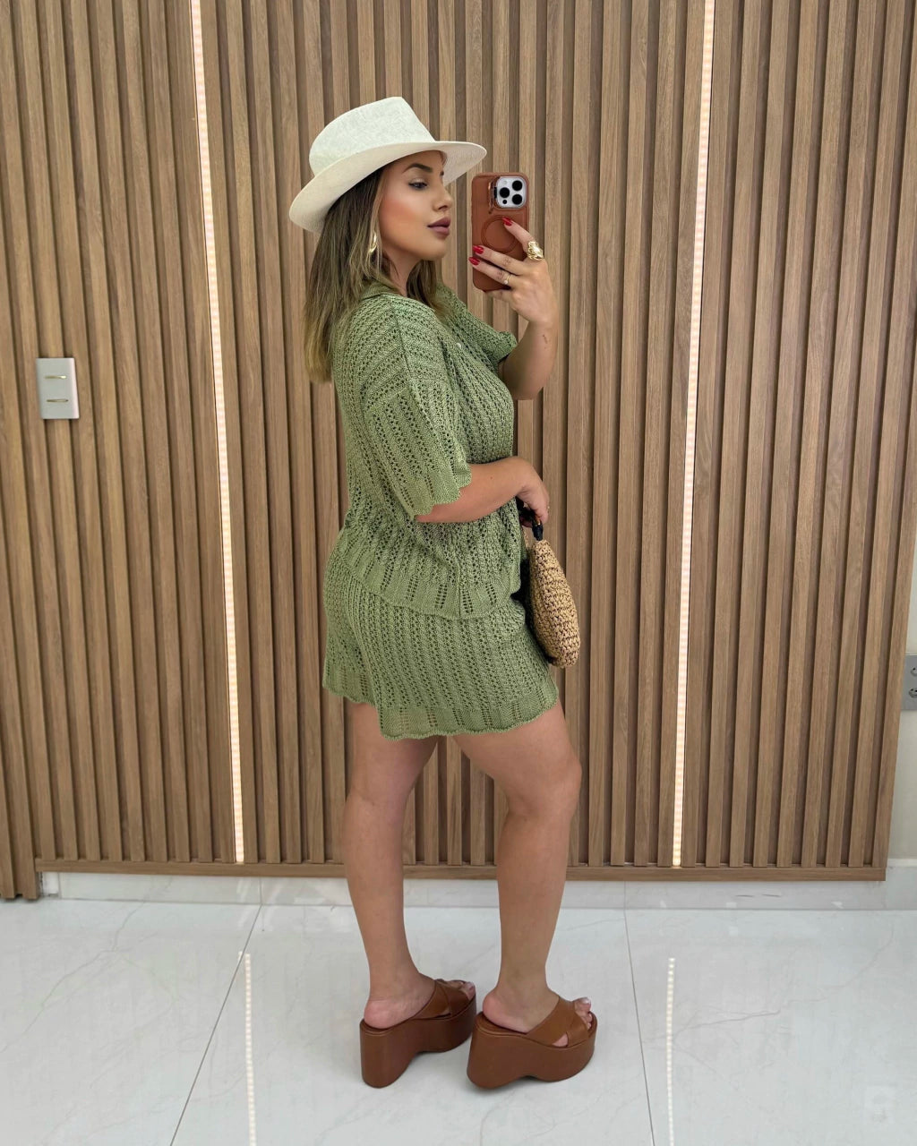 Conjunto Shorts Julia Descontraído — Vivanne Boutique