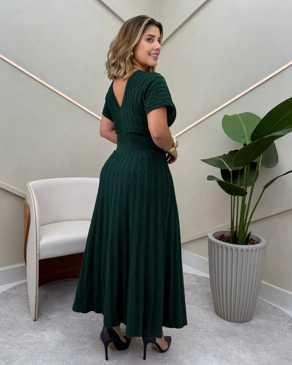 Vestido Sammer Aconchegante — Vivanne Boutique