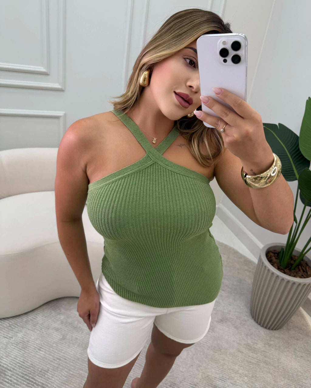 Blusa Naty cropped — Vivanne Boutique