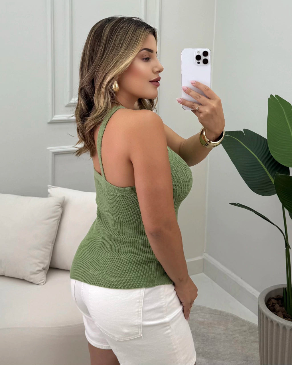 Blusa Naty cropped — Vivanne Boutique