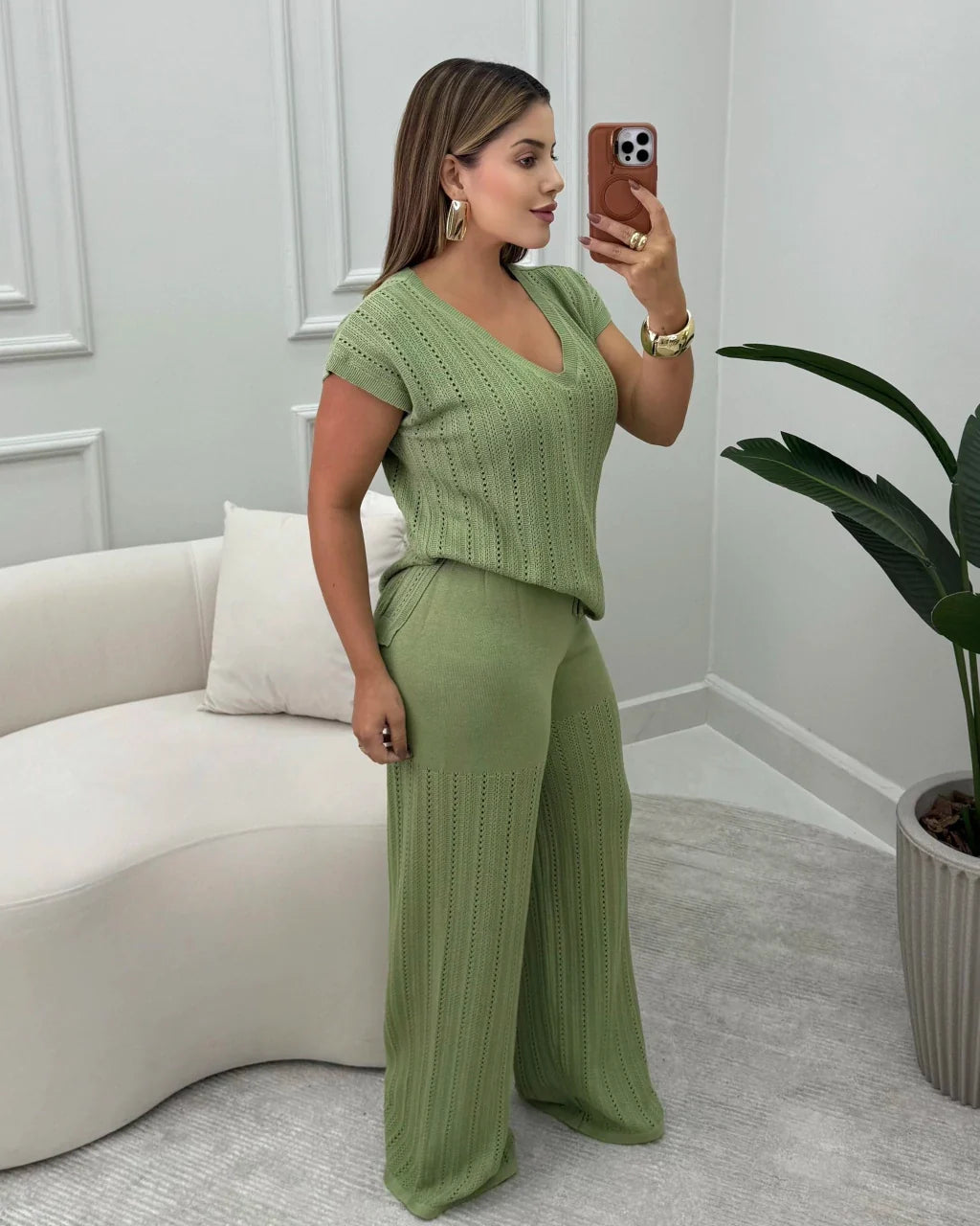 Conjunto Linda Calça em Preto — Vivanne Boutique