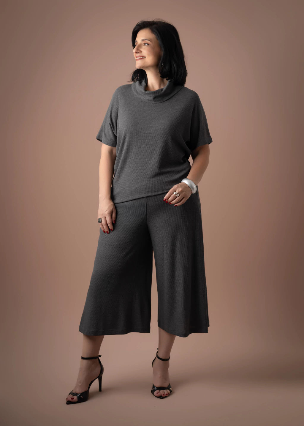Conjunto Nice Cinza Mescla
