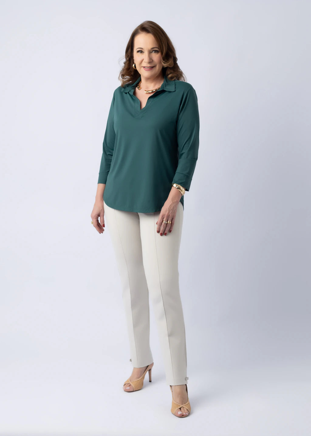 Camisa Liz Verde Escuro