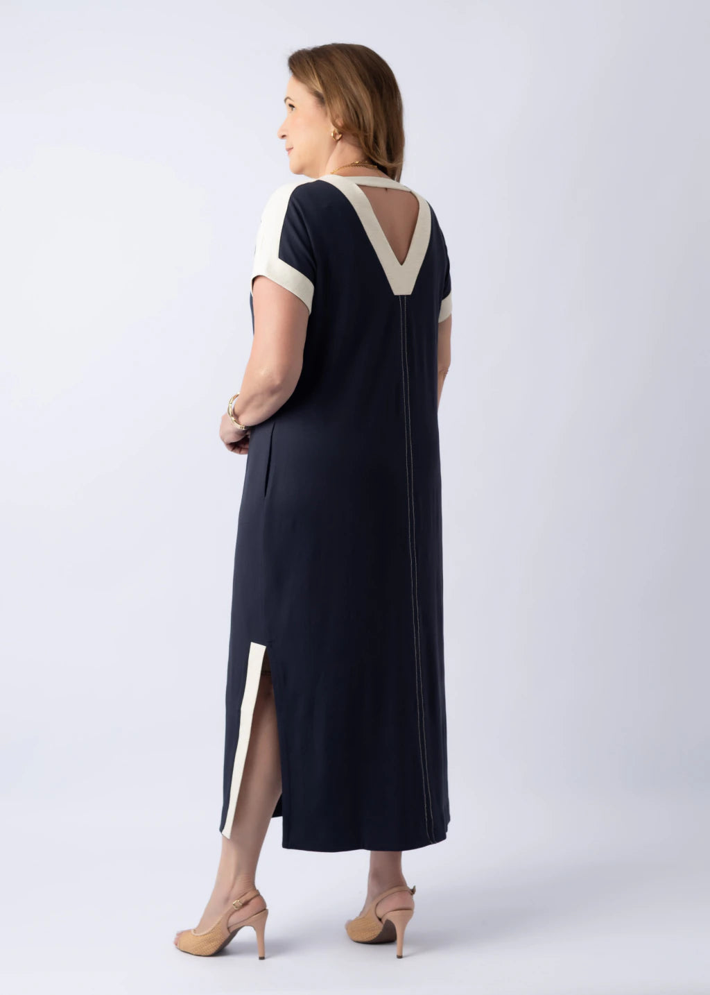Vestido Clara Azul Marinho