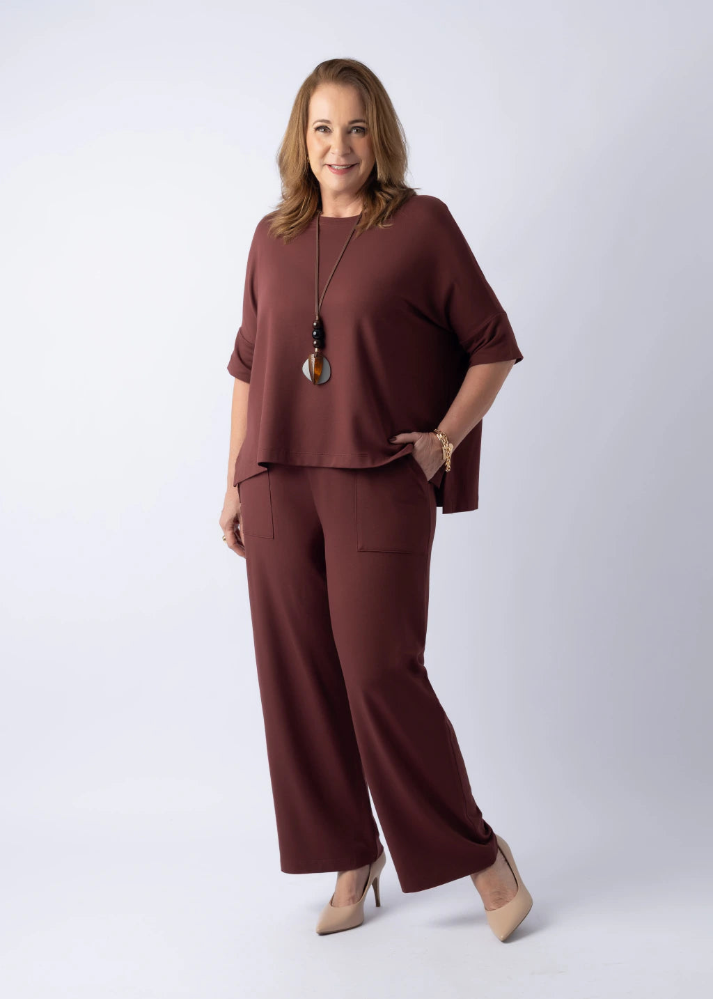 Conjunto Ingrid Marrom