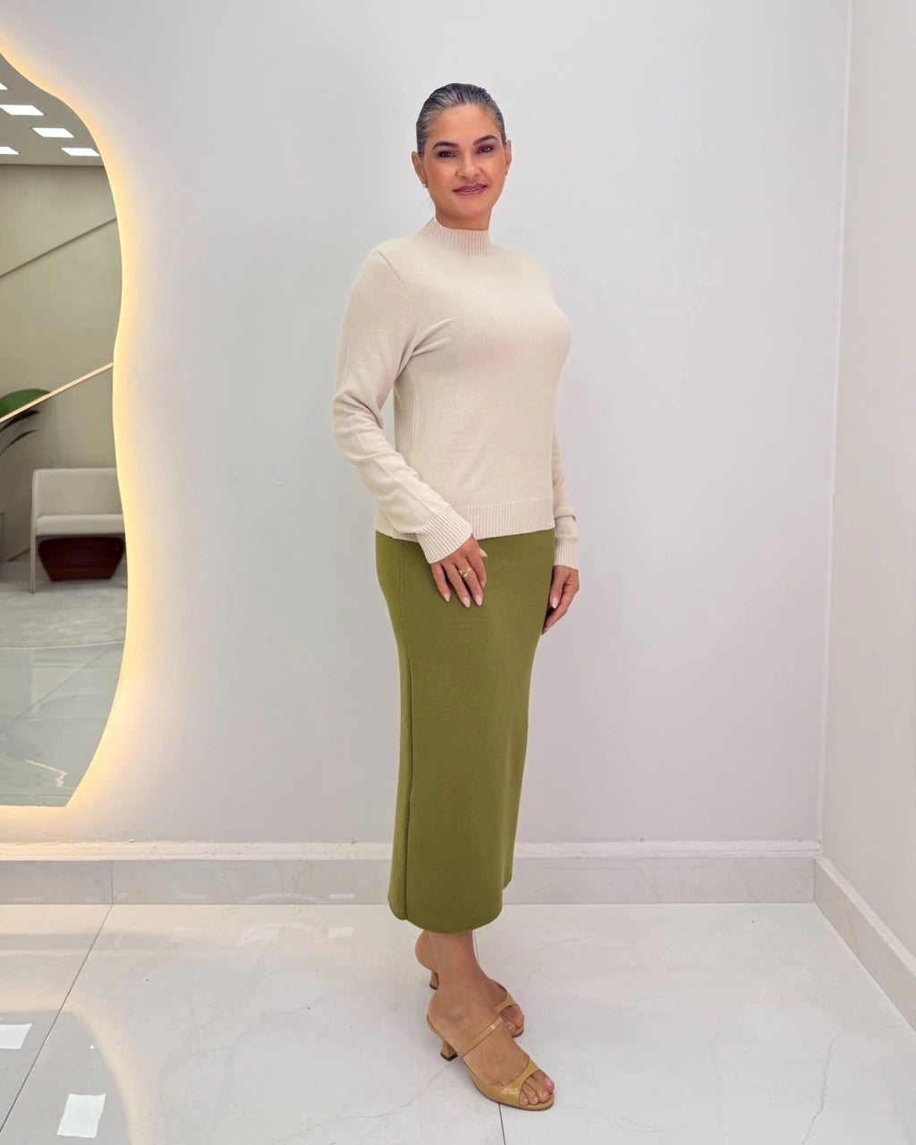 Blusa Nina manga longa — Vivanne Boutique