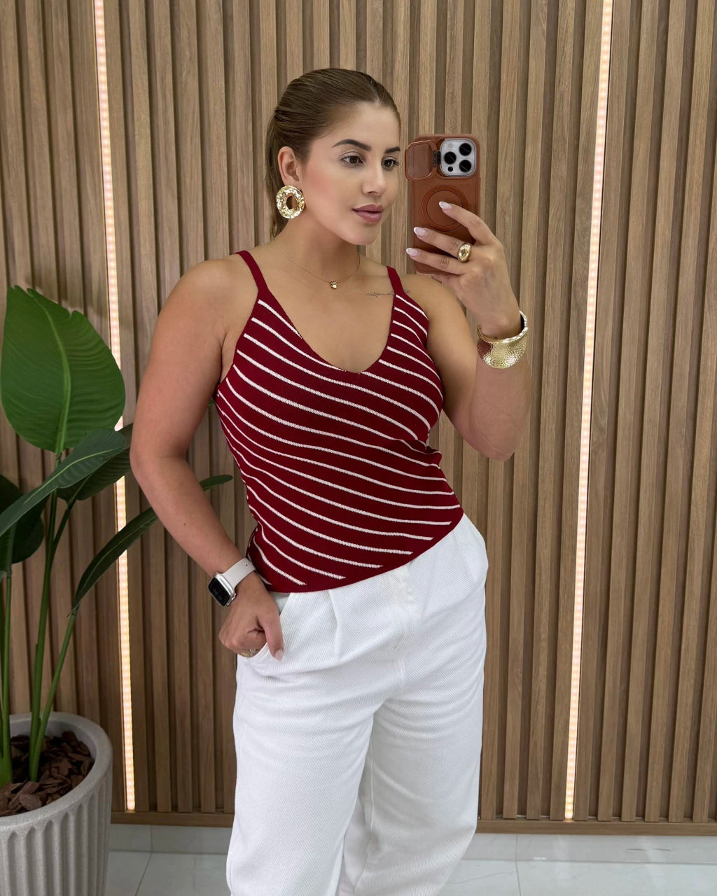 Regata Clara Cropped Básica — Vivanne Boutique
