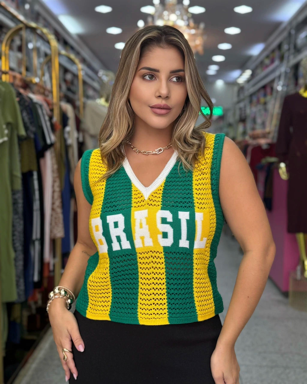 Regata Brasil Bicolor Casual — Vivanne Boutique