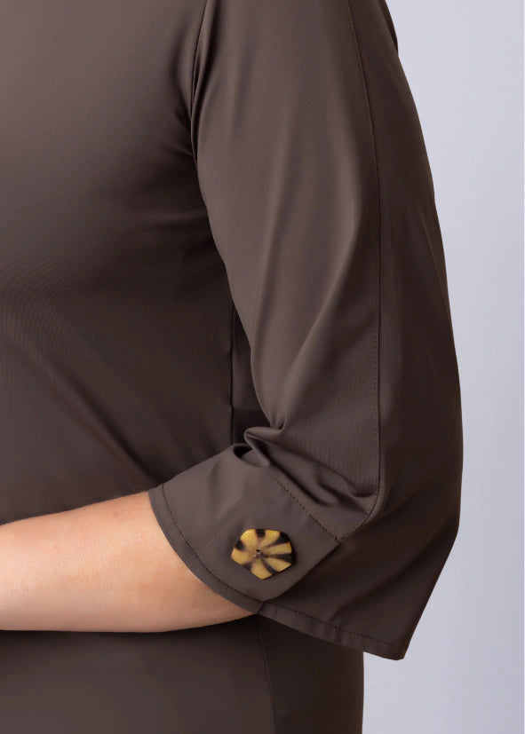 Blusa Begônia Marrom