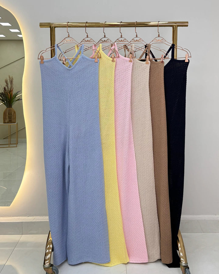 Macacão Duda em Tricô — Vivanne Boutique