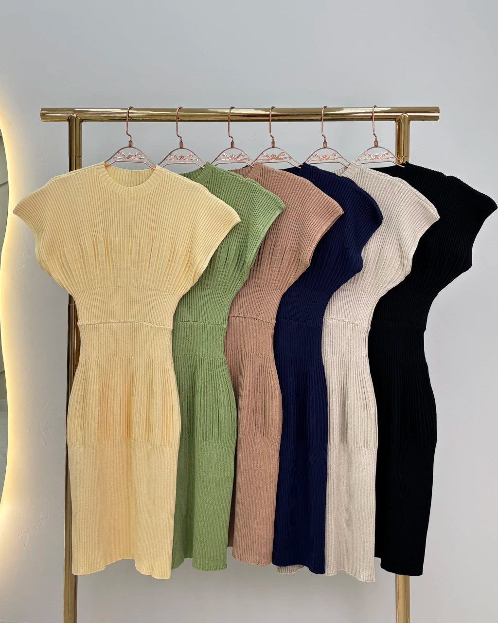 Vestido Isa em Tricô — Vivanne Boutique