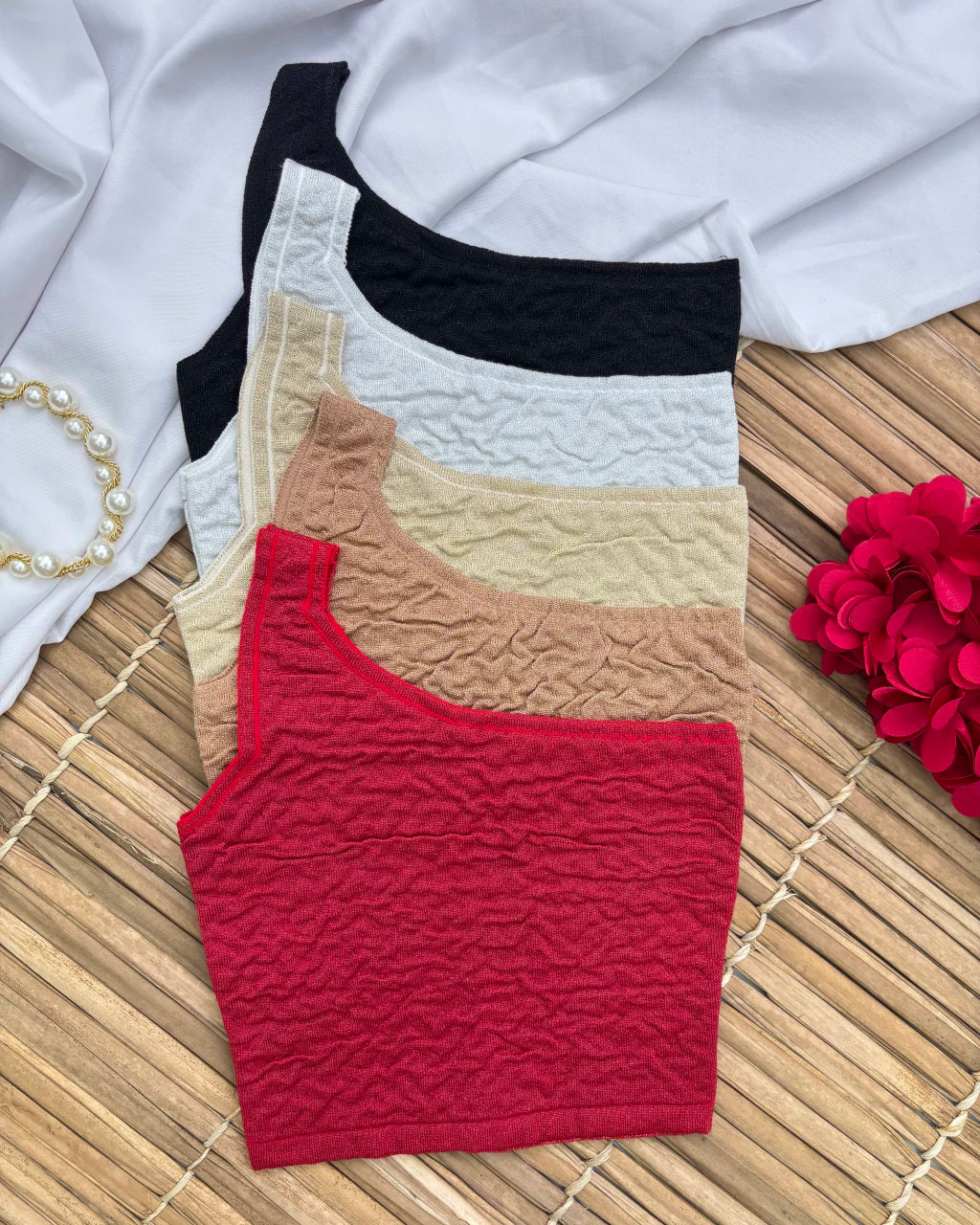 Blusa Laura Lurex Cropped — Vivanne Boutique