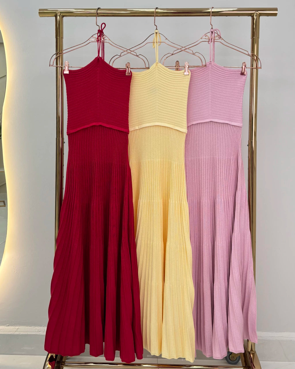 Vestido Fran Liso Manga Longa — Vivanne Boutique