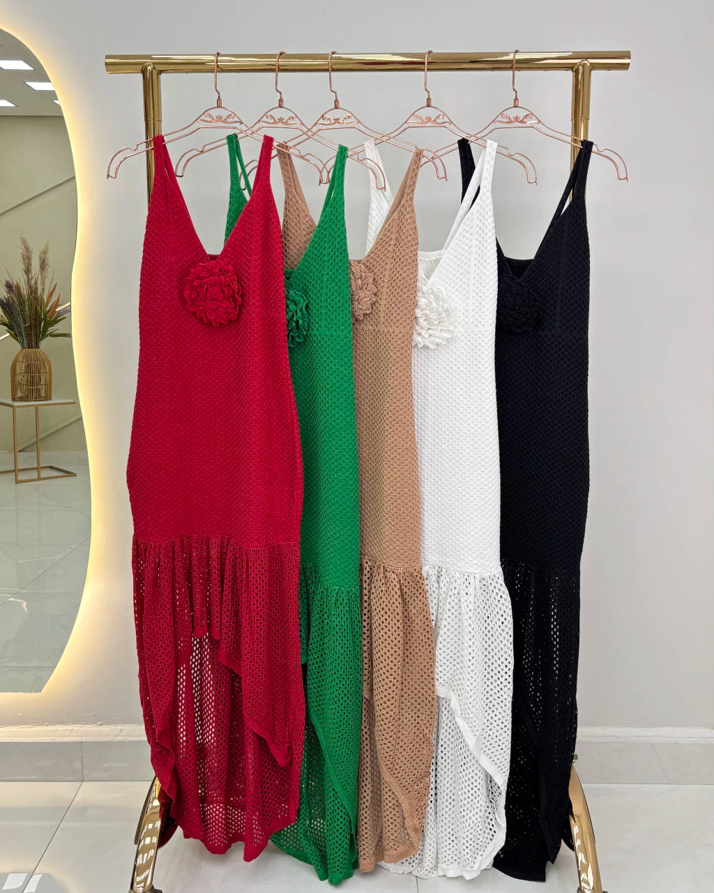 Vestido Luara Flor Solto — Vivanne Boutique
