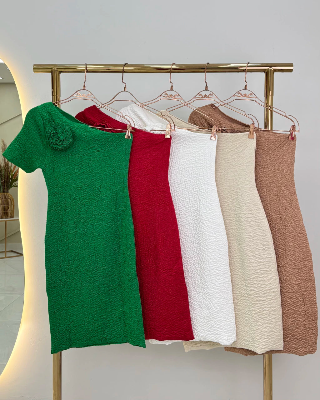 Vestido Bárbara Lurex Brilho — Vivanne Boutique