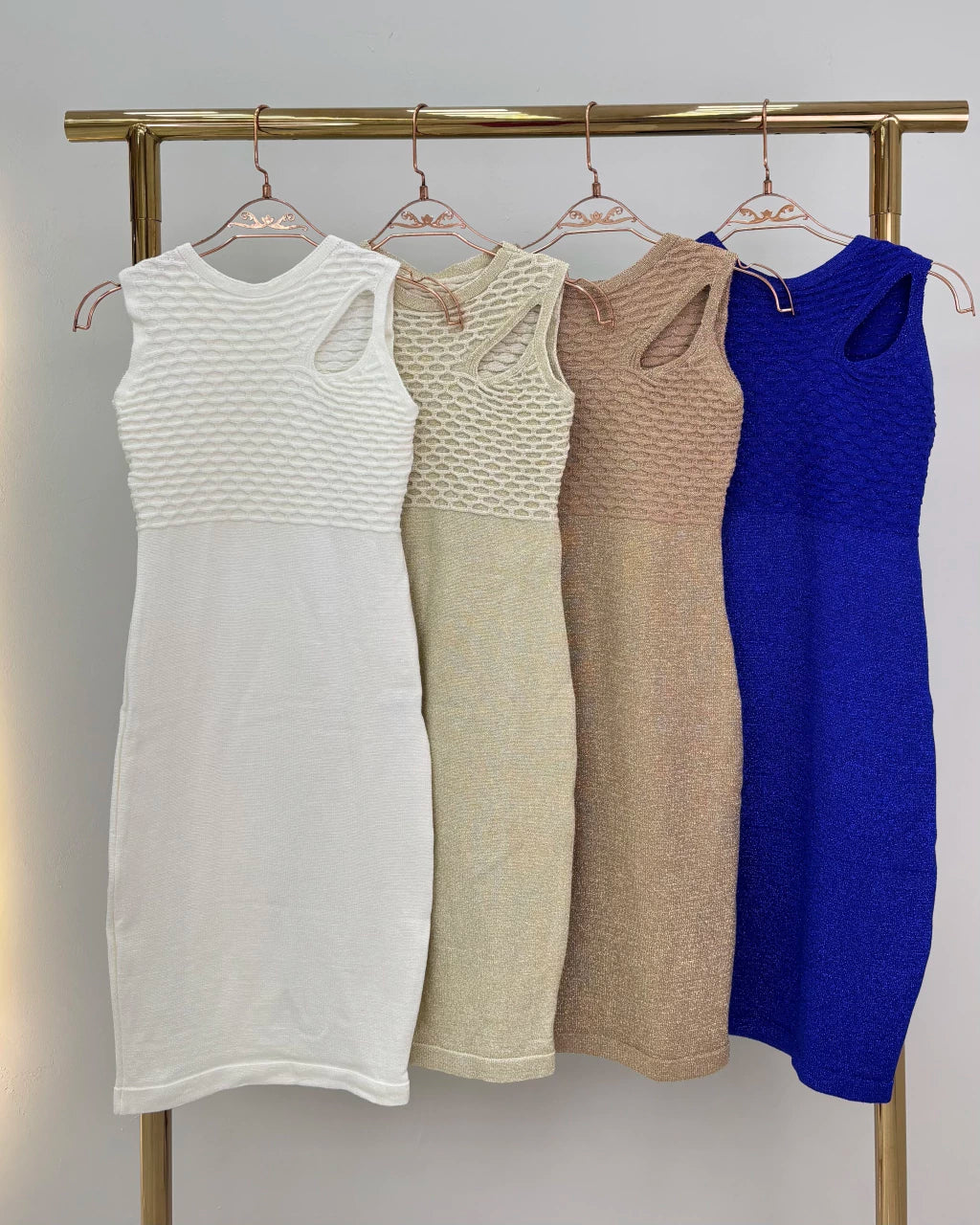 Vestido Cida Tons Claros — Vivanne Boutique
