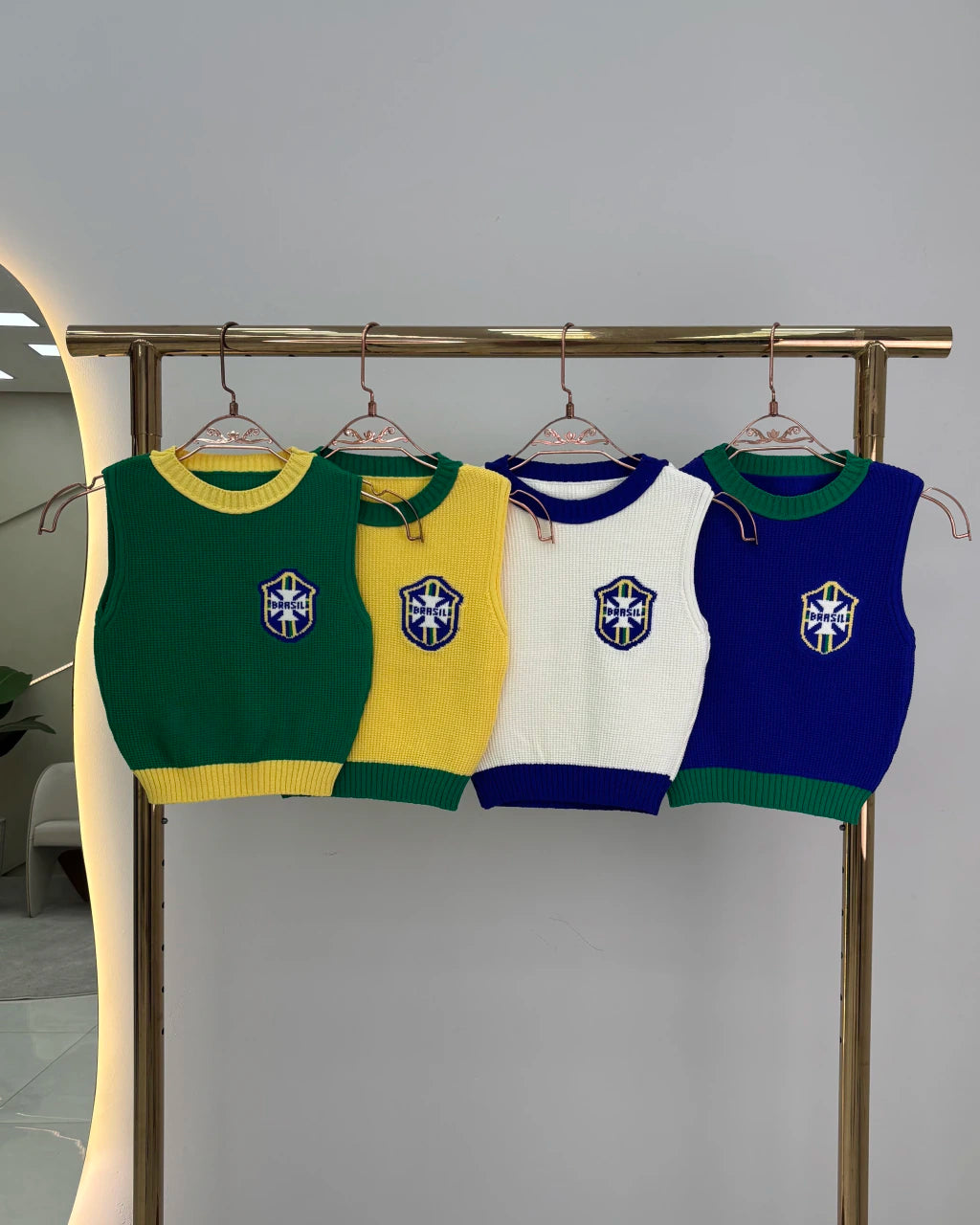Cropped Dida Brasil Colorido — Vivanne Boutique