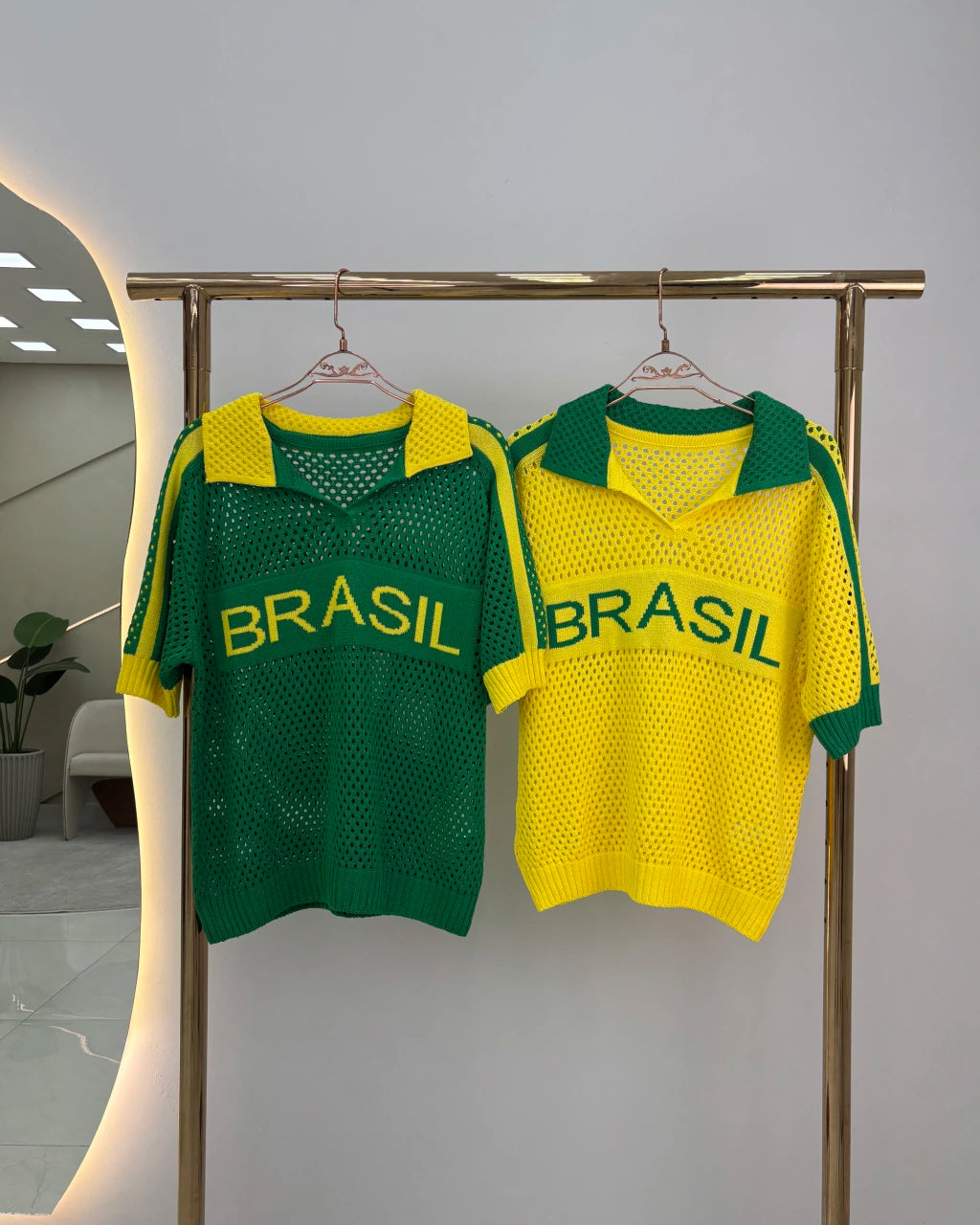 Blusa Polo Brasil Casual — Vivanne Boutique