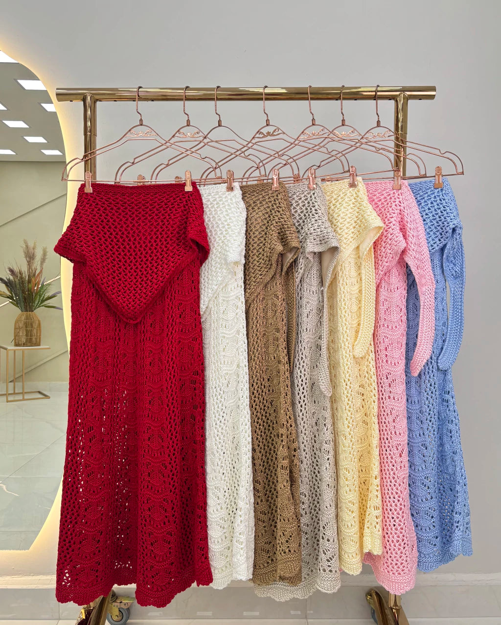 Conjunto Saia Lenço Fluido — Vivanne Boutique