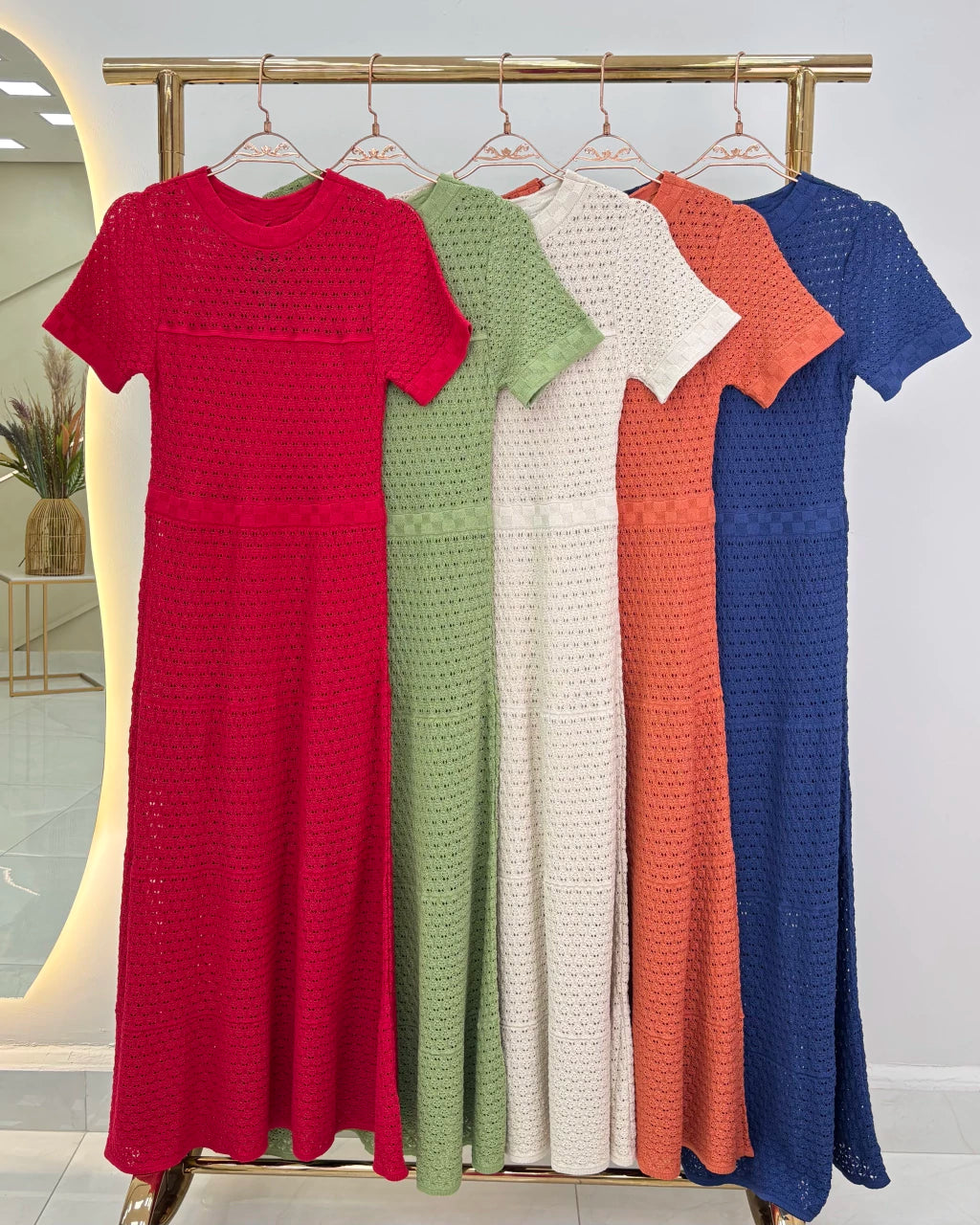 Vestido Cecília Vermelho Intenso — Vivanne Boutique