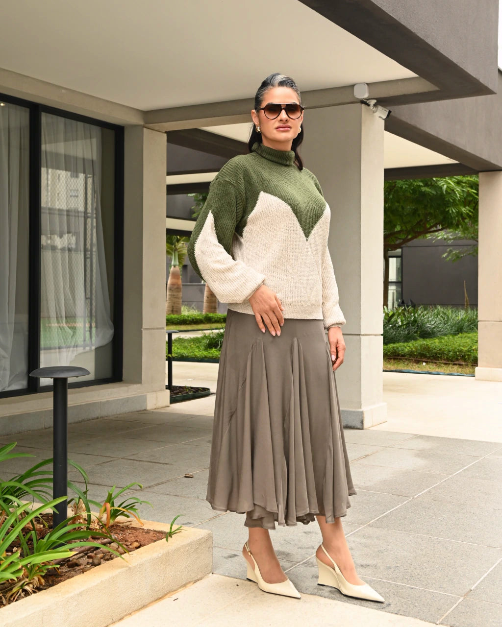 Blusa Leide Manga Longa — Vivanne Boutique
