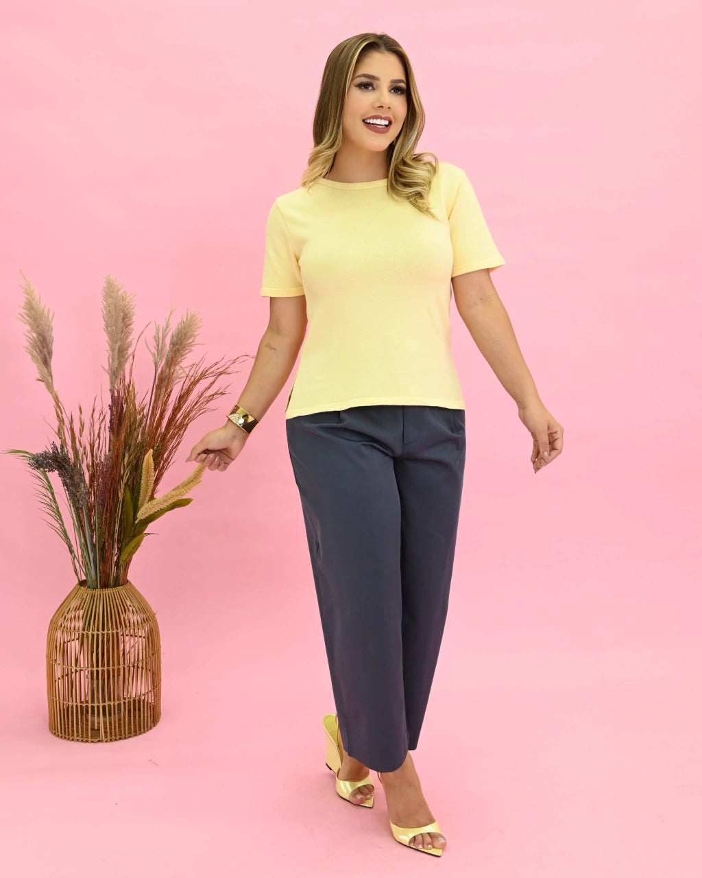 Blusa Básica Tricô — Vivanne Boutique