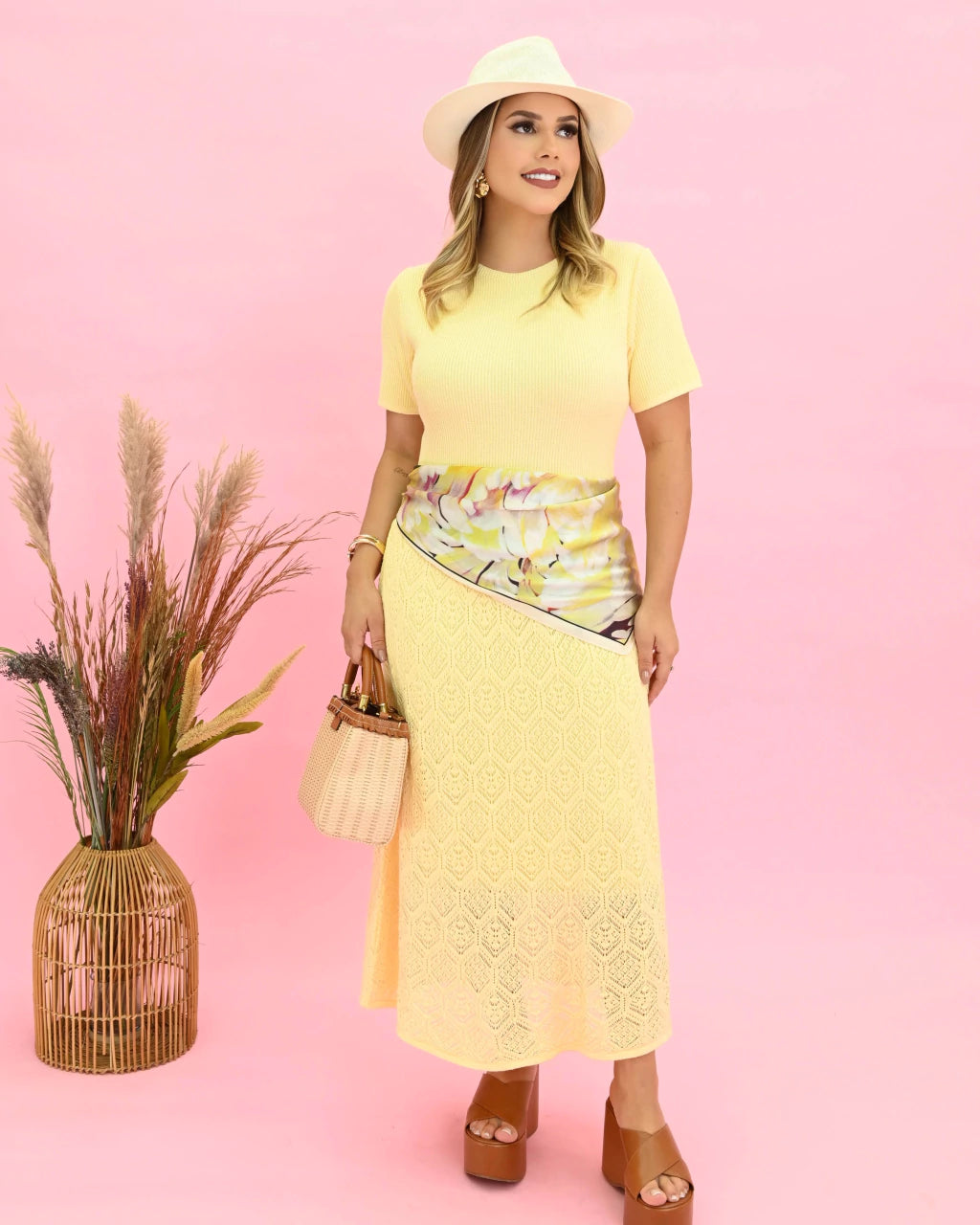 Vestido Débora Fenda Lateral — Vivanne Boutique