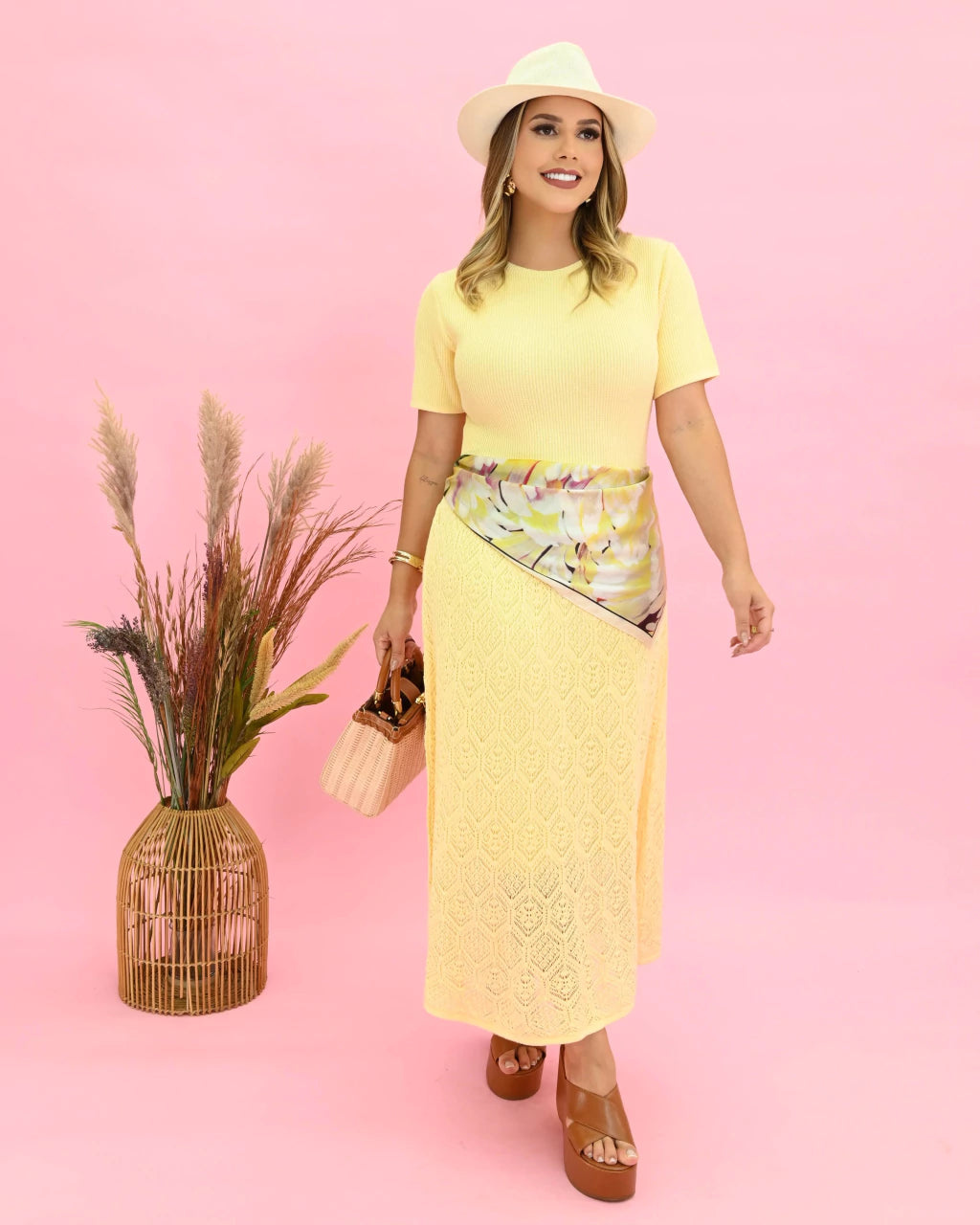 Vestido Débora Fenda Lateral — Vivanne Boutique
