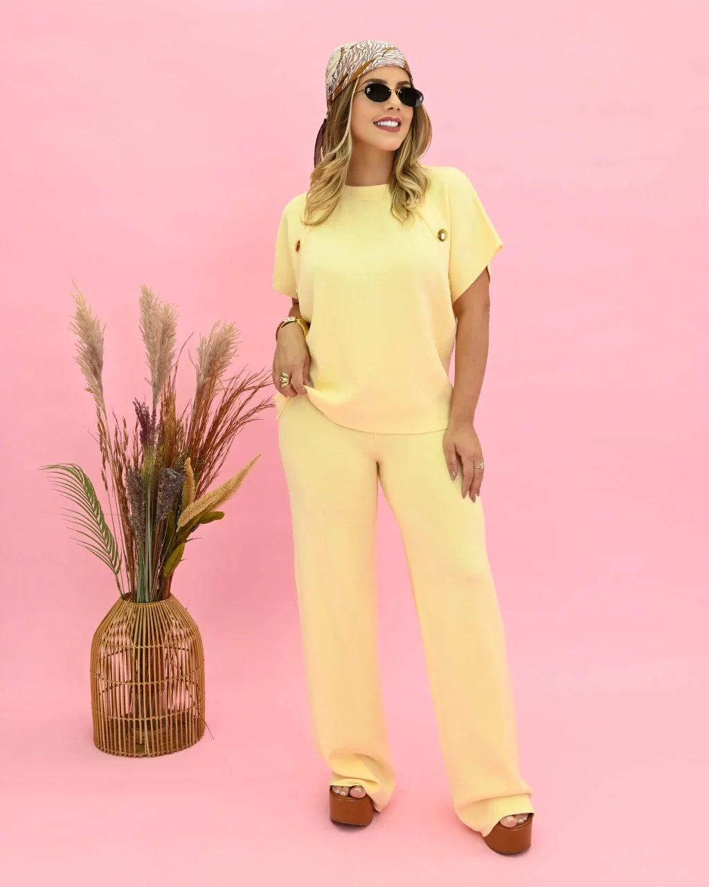Conjunto Aline Pantacourt Leve — Vivanne Boutique