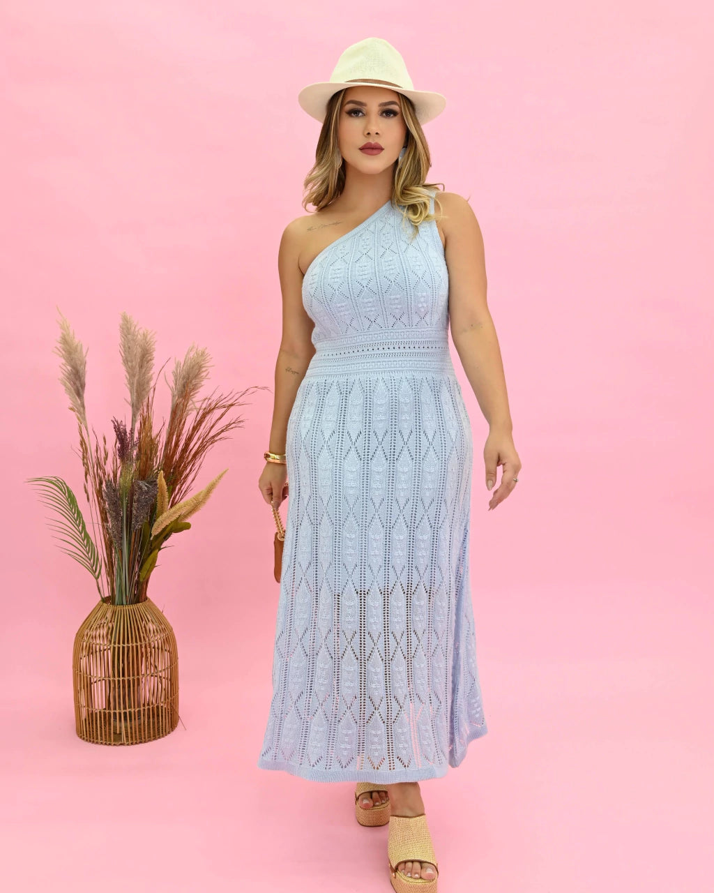 Vestido Katarina em Tricô — Vivanne Boutique