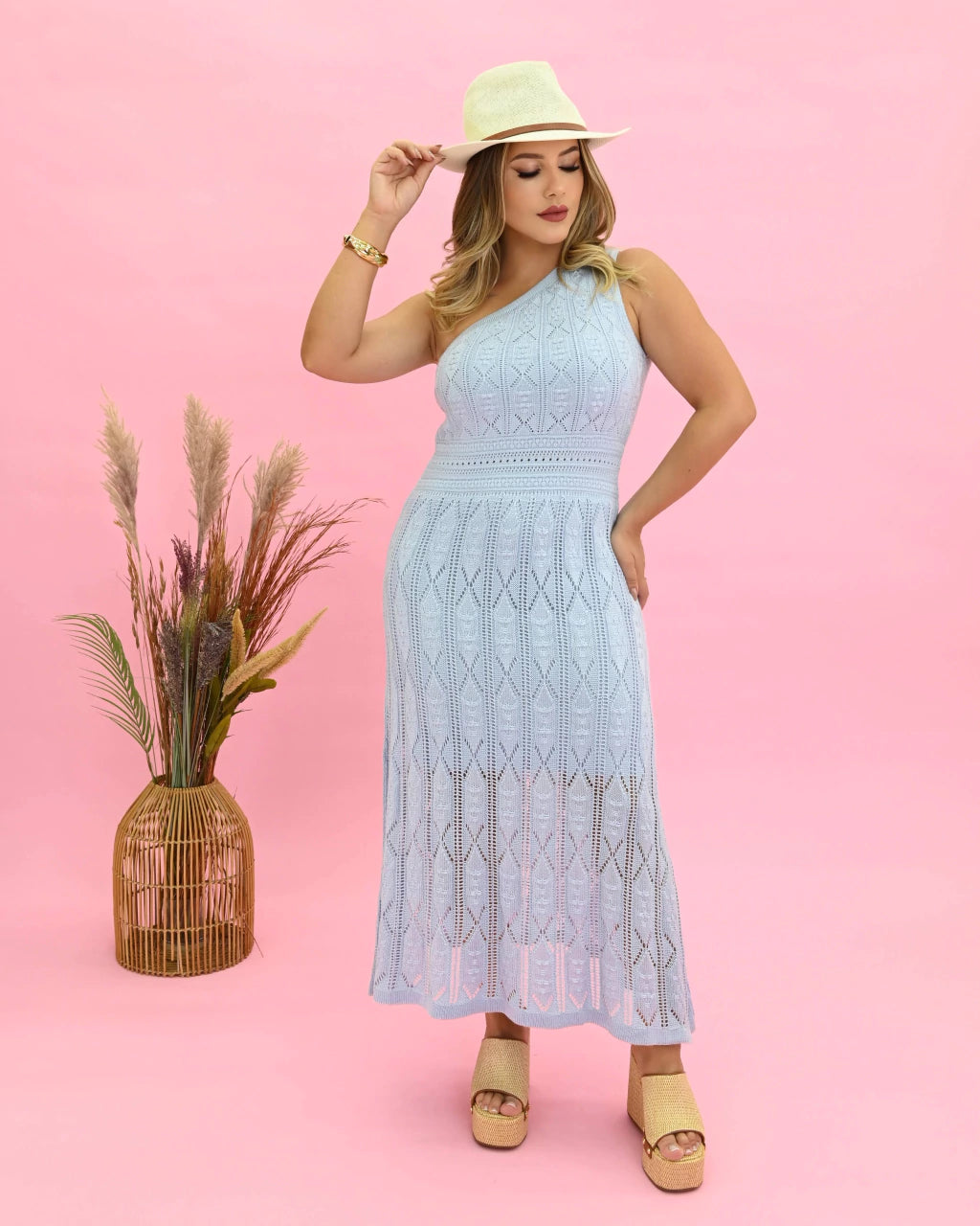 Vestido Katarina em Tricô — Vivanne Boutique