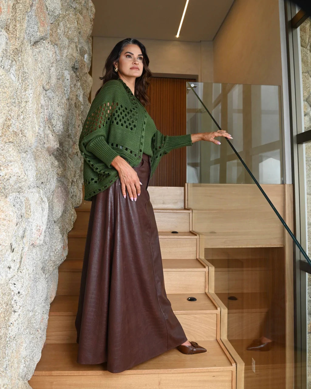 Conjunto Valéria Contraste Vinho — Vivanne Boutique