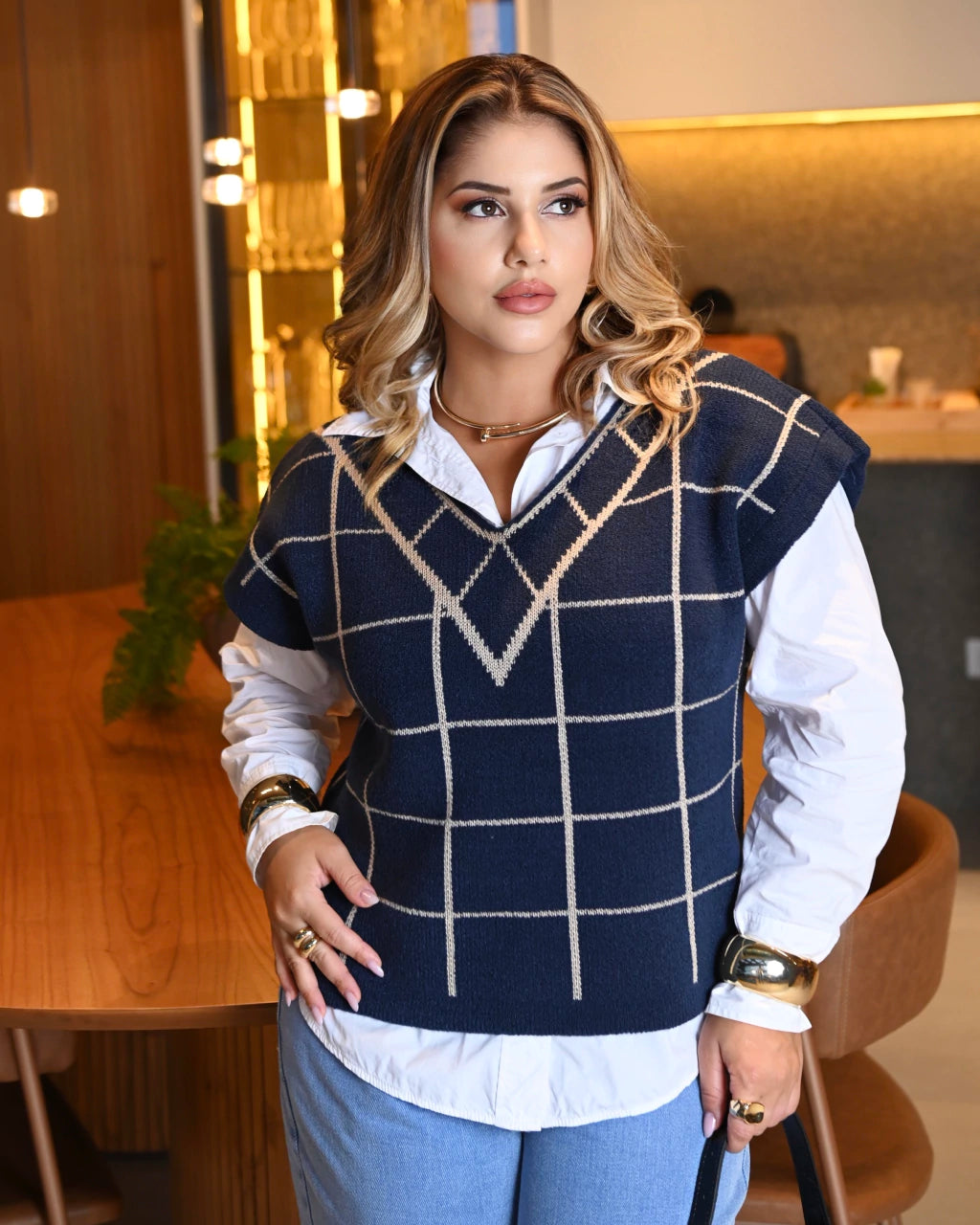 Colete Mousse Caimento Solto — Vivanne Boutique