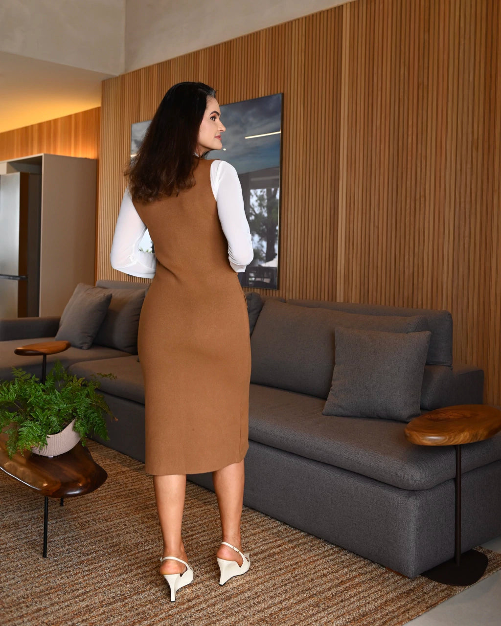 Vestido Faby Corte Reto — Vivanne Boutique