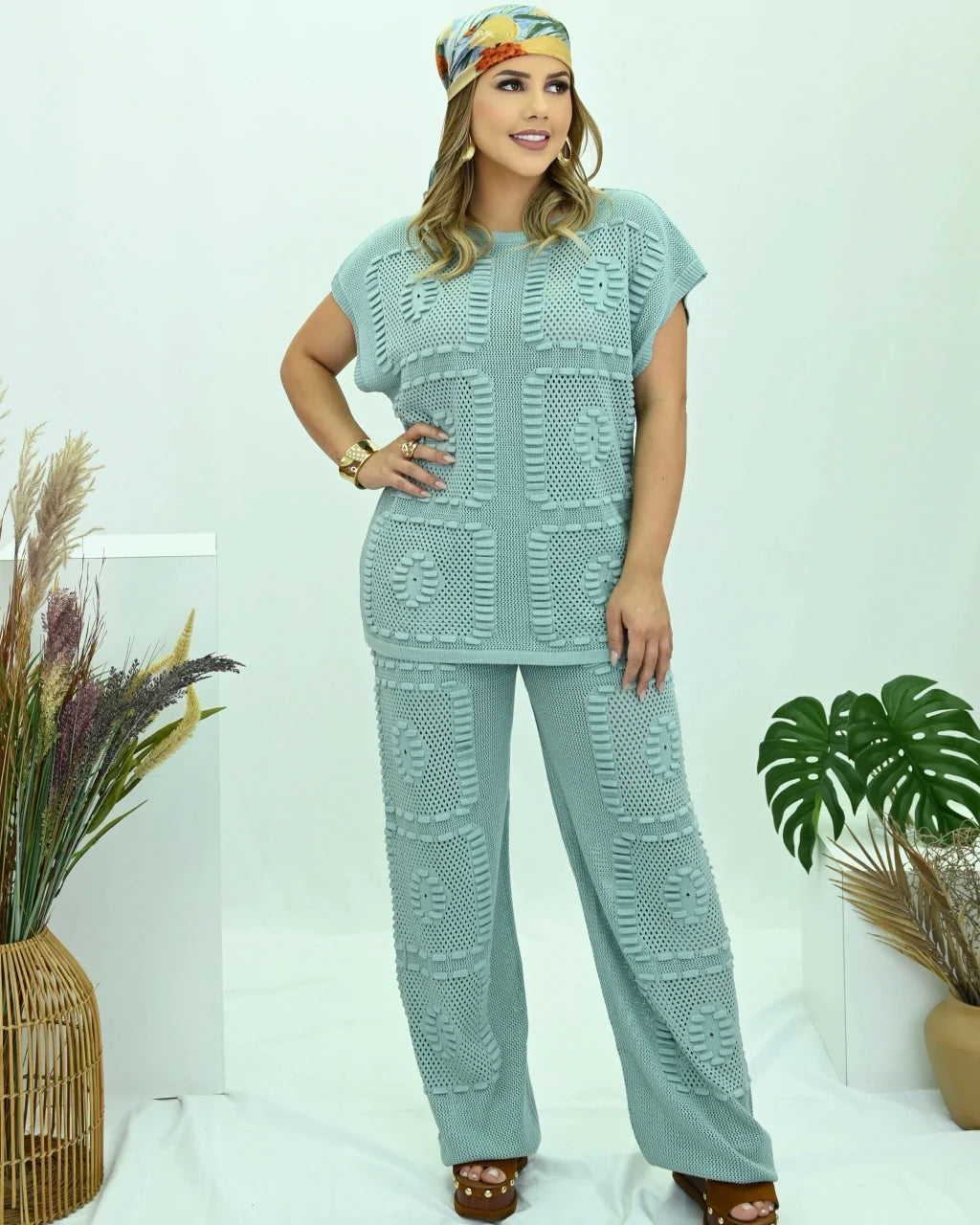 Conjunto Calça Flávia Fluido — Vivanne Boutique