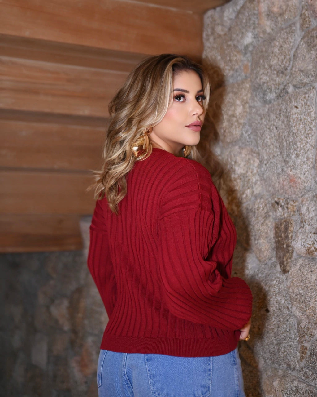 Blusa Dulce Tons Neutros — Vivanne Boutique