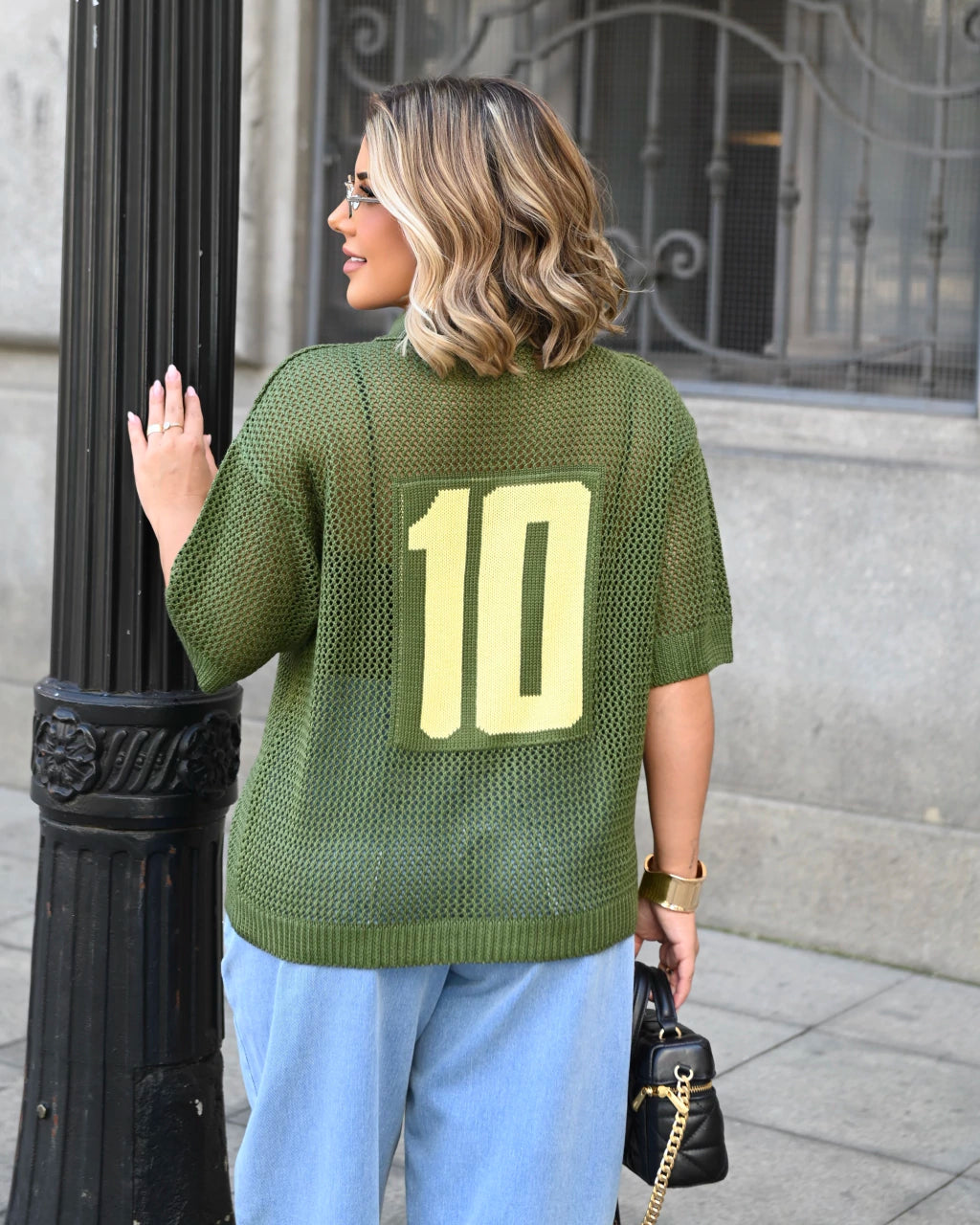 Blusa Brasil Botão Reta — Vivanne Boutique