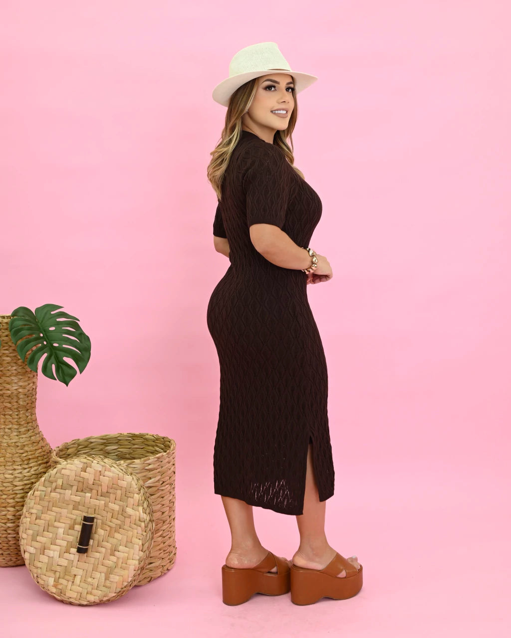 Vestido Rebeca Tricô — Vivanne Boutique