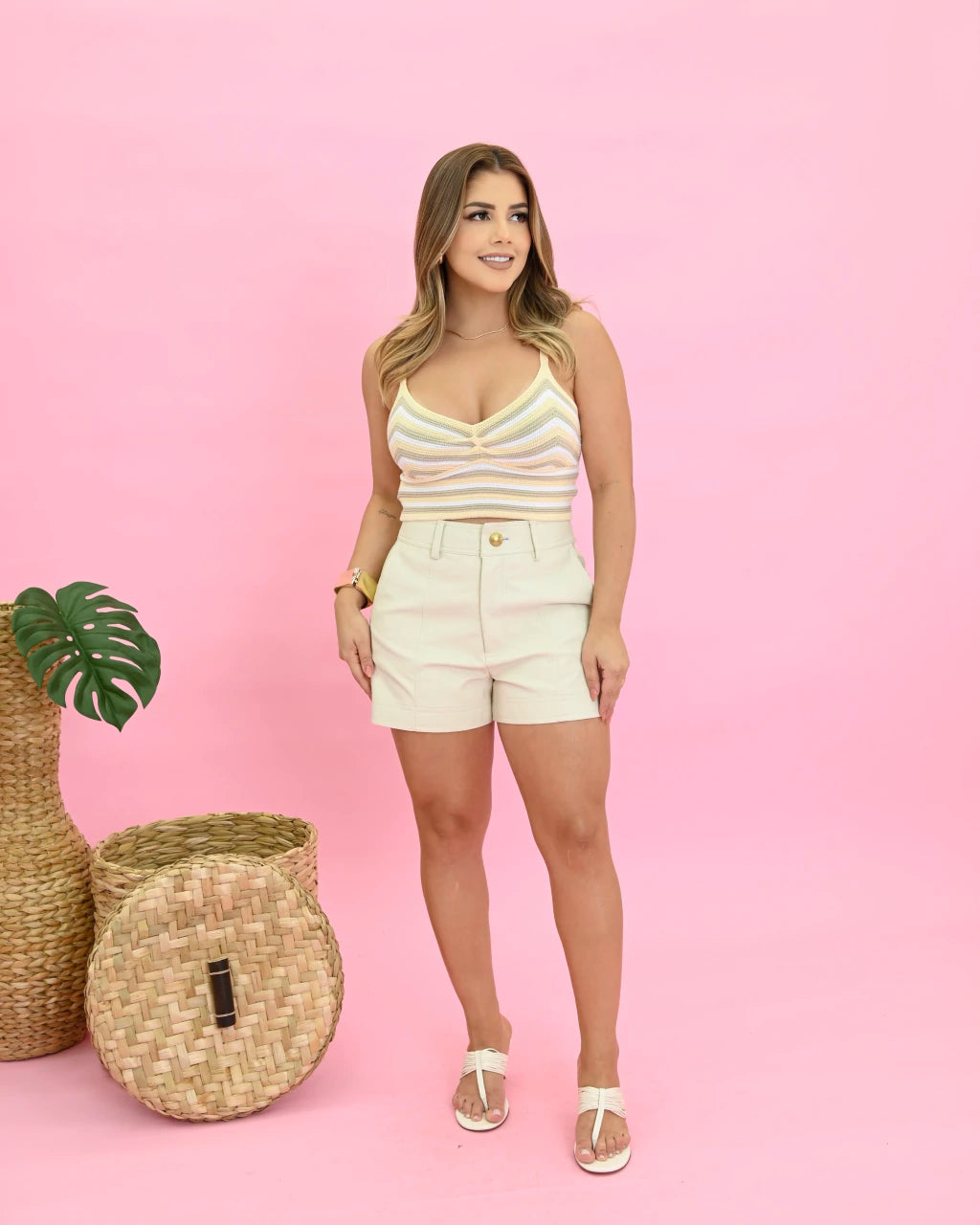 Cropped Flávia Verde Malva — Vivanne Boutique