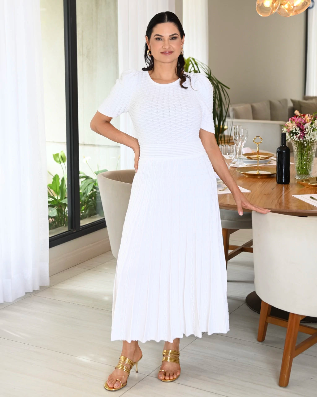 Vestido Val de Corte Solto — Vivanne Boutique
