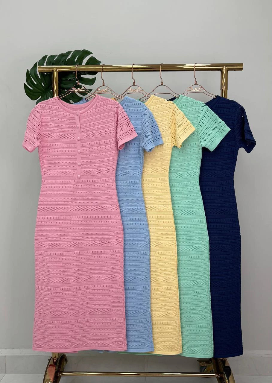 Vestido Lary Fenda Fluida — Vivanne Boutique