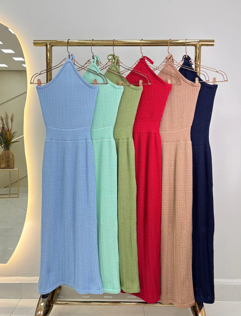 Vestido Duda Silhueta Alongada — Vivanne Boutique