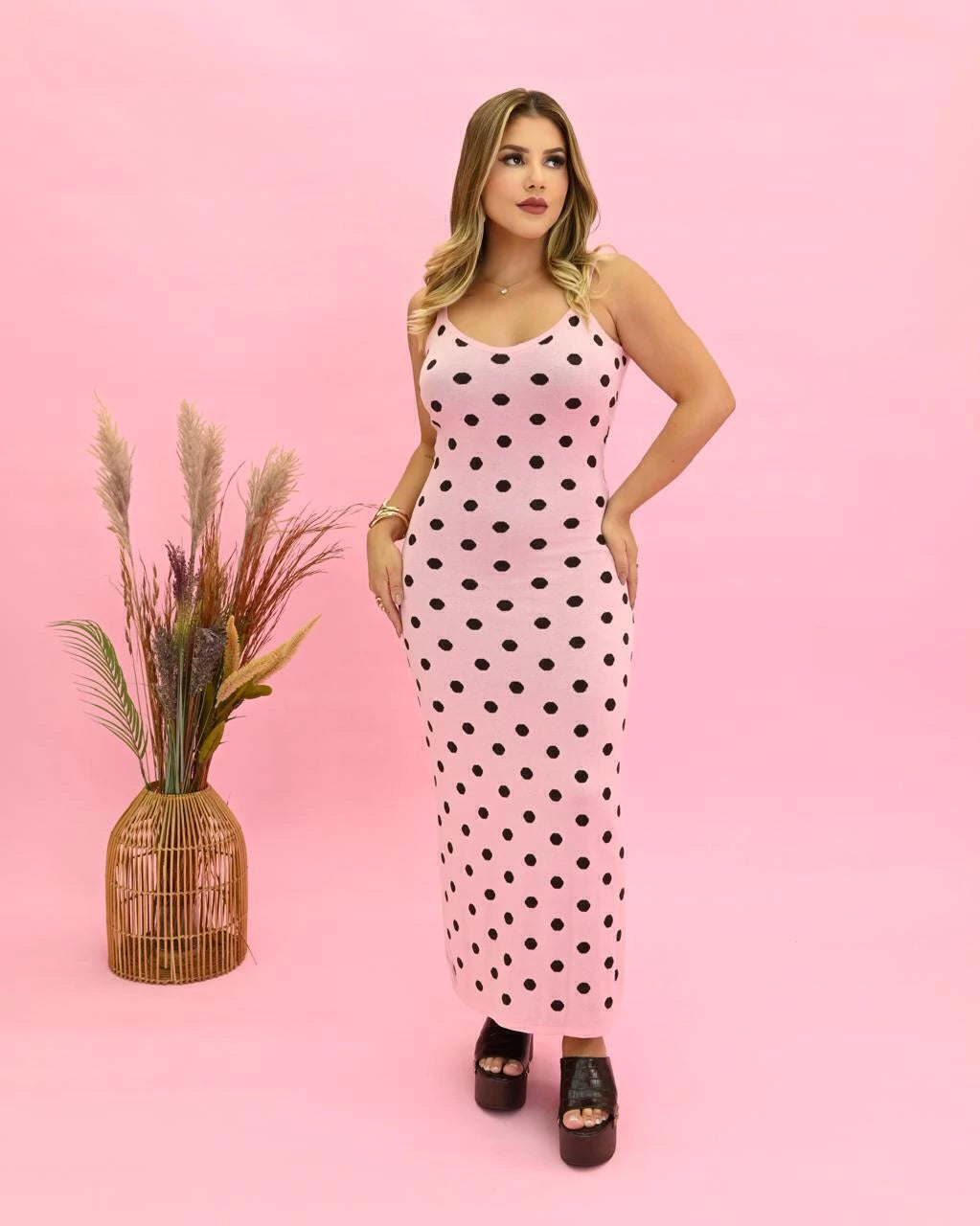 Vestido Lu Poá Alongado — Vivanne Boutique