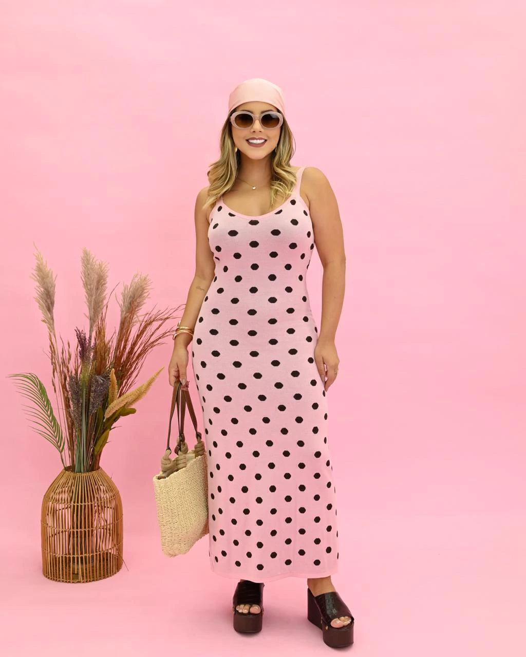 Vestido Lu Poá Alongado — Vivanne Boutique
