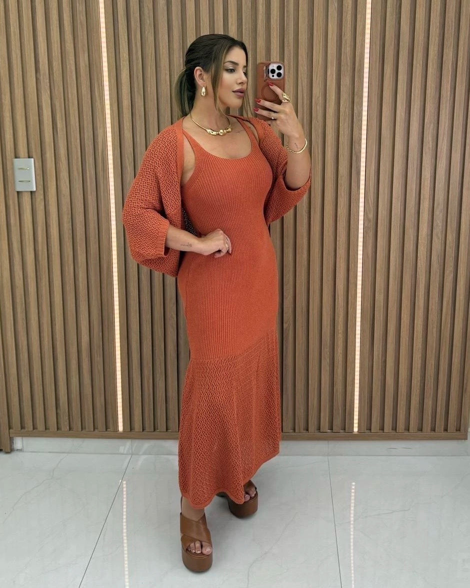 Vestido Isadora Multicor — Vivanne Boutique